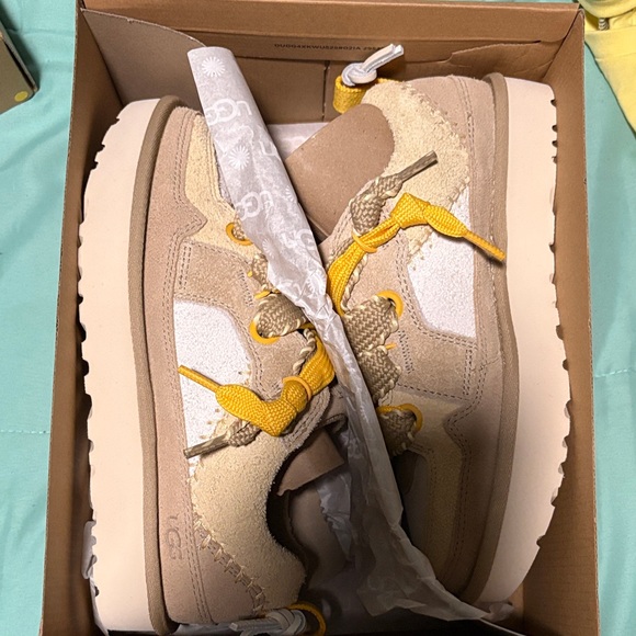 UGG Shoes - UGG Tan and Yellow Casual Boots
